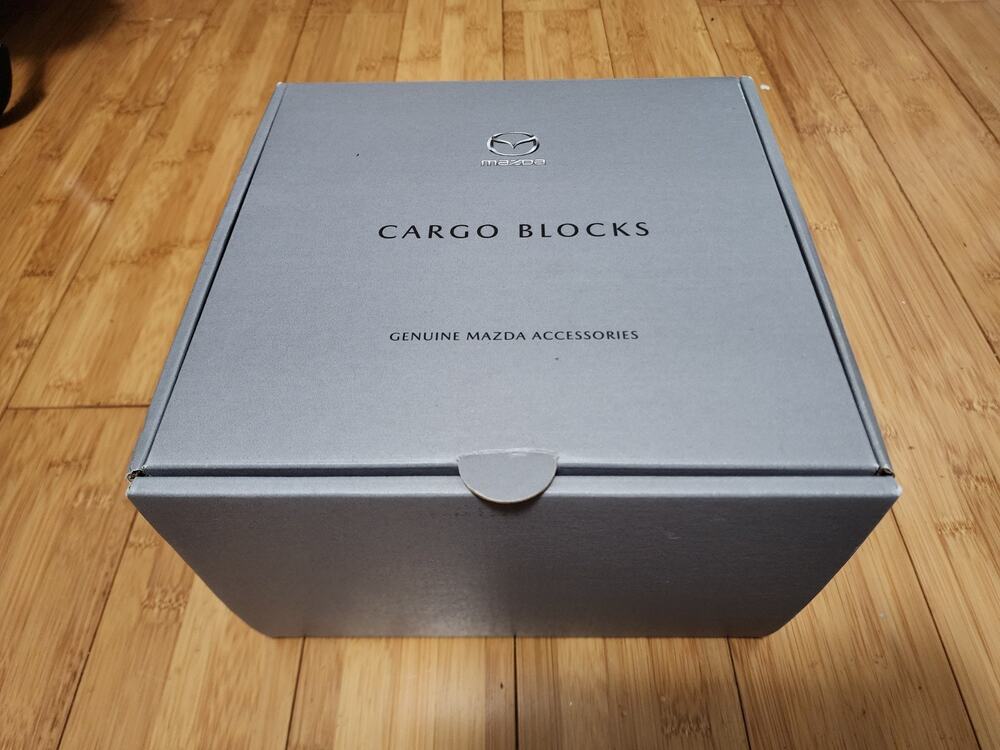 Genuine Mazda Car Cargo Blocks Pair C9S1-V9-510 Brand New NIB OEM Accessories